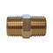 WDK-212MB Адаптер, резьба 1/2"-1/2" PT, M-M (внешняя), латунь WDK-212MB