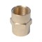 WDK-238FB Адаптер, резьба 3/8"-3/8" PT, F-F (внутренний), латунь WDK-238FB