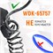 WDK-65757 Шланг спиральный полиуретановый с БРС, 6.5x10 мм, 5 м WDK-65757
