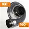 WDK-87619 Вентилятор для вытяжки выхлопных газов, 1900 м3/час, 0,75 кВт, 220В WDK-87619