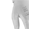 WDK-PU01W/XL/10, 10 пар, размер XL, Перчатки БЕЛЫЕ защитные эластичные из нейлона с полиуретановым покрытием WDK-PU01W/XL/10