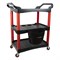 WDK-819 Тележка открытая пластиковая для детейлинга, 3 полки WDK-819