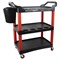 WDK-819 Тележка открытая пластиковая для детейлинга, 3 полки WDK-819