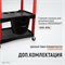 WDK-819 Тележка открытая пластиковая для детейлинга, 3 полки WDK-819