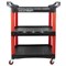 WDK-819 Тележка открытая пластиковая для детейлинга, 3 полки WDK-819