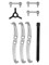 WDK-214806 Съемник подшипников трехлапый 300мм WDK-214806