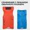 WDK-84068R Лежак ремонтный подкатной, пластиковый, красный WDK-84068R