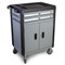 WDK-703 Тележка инструментальная, 2 ящика и отсек с полкой WDK-703