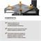 WDK-700338 Полуавтоматический шиномонтажный станок, 380В, захват до 24" WDK-700338
