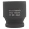 WDK-760-6036 Головка ударная 3/4", 6 граней, 36 мм WDK-760-6036