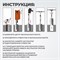 WDK-65718R Экстрактор для выкручивания сломанных шпилек и болтов. Набор 5шт WDK-65718R